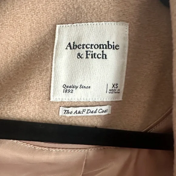 Abercrombie & Fitch Wool Blend Dad Coat - Picture 5 of 8